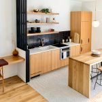 drewniana nowoczesna kuchnia